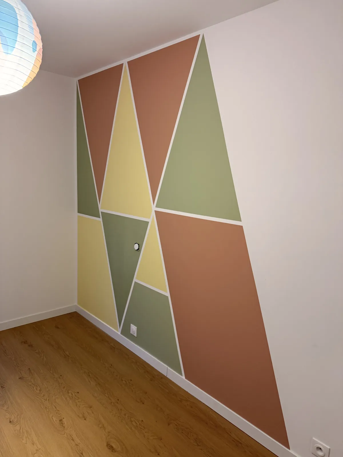 Peinture décorative d'un salon et d'une chambre à Castanet-Tolosan